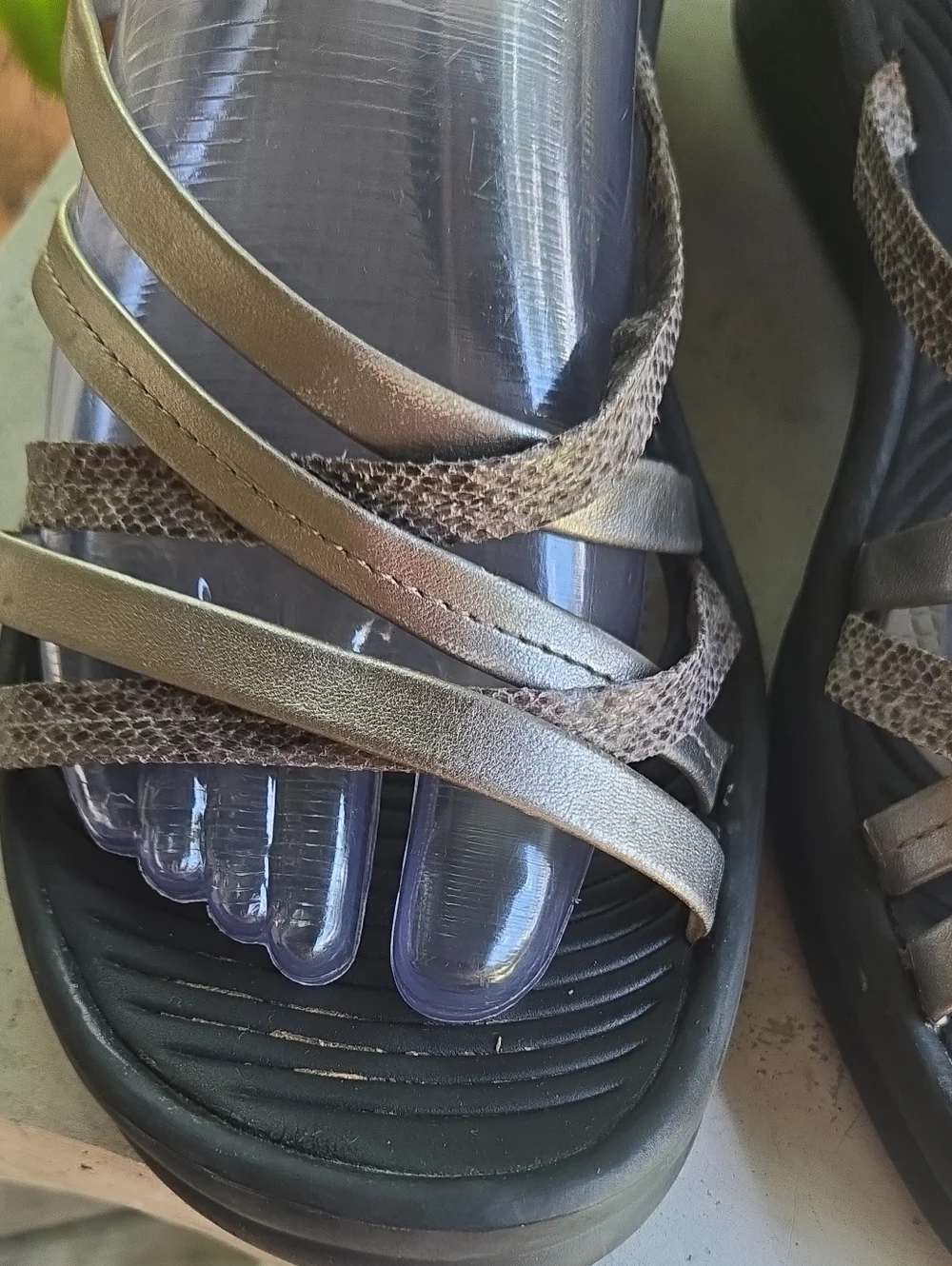 Skechers Rumbler Wave New Lassie Strappy Wedge Sandal Size 10